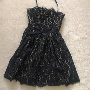 Strapless Lace Dress